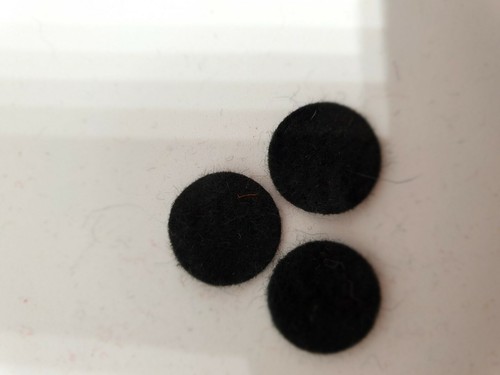 Felt polka dots - felt,