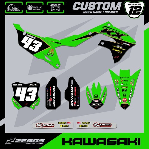 Kawasaki motocross graphics - kawasaki,