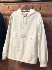 Supreme Twill Anorak White Bogo Large (L)