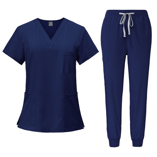 Women stretch jogger scrub set - women,