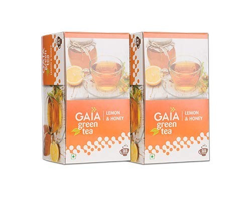 Gaia green tea lemon honey - gaia, &