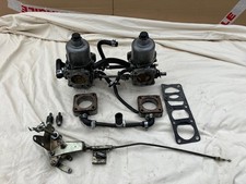 HiF7 Twin Carburettors with Manual Choke Conversion, throttle link and gaskets
