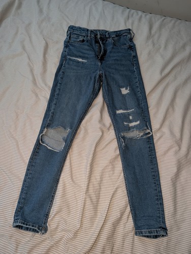 Topshop women ripped blue - women's,