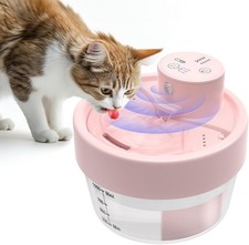 1L Wireless Cat Water Fountain 2200mAh Motion Detector 3 Mode Pet Drinking small