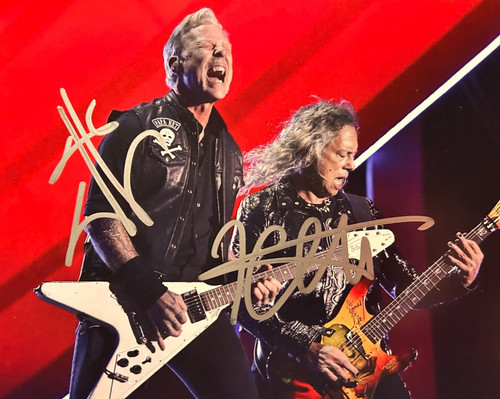 Metallica signed hetfield - metallica, (hetfield