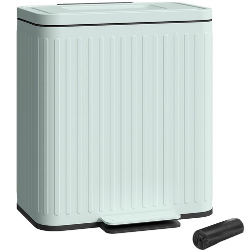 Dual kitchen compartment bin - dual,