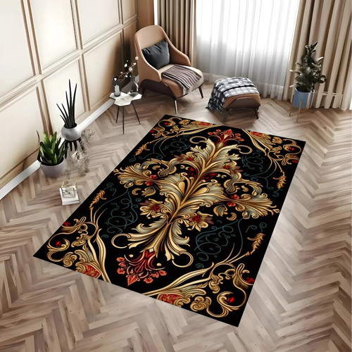 Royal heirloom vintage carpet - royal,