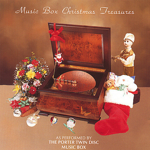 Music box christmas treasures - box,