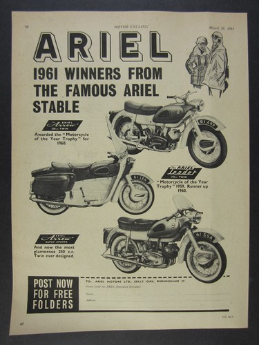 1961 ariel arrow leader - arrow, &