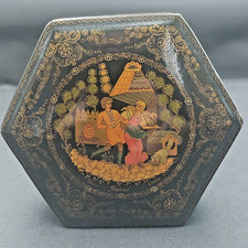 Signed Russian Palekh Lacquer