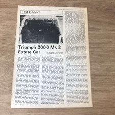 GUNS55 S. MARSHALL TEST REPORT “TRIUMPH 2000 MK 2 ESTATE CAR”