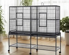 Flight Bird Animal Cage Metal Large 1.65m Wide Double - Elegance