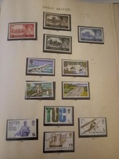 The Windsor Stamp Album Great Britain Volume 1 With Over 700 Stamps 1840-1970