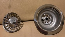 1 1/2" Basket Strainer Waste, Chrome 2 Parts