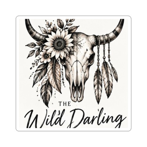 Boho cow skull wild - skull,