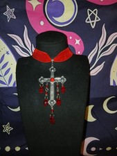 Beautiful Red Gothic Choker