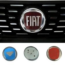 FOR FIAT GRANDE PUNTO 500 PONDA BUMPER GRILL BADGE 95MM FRONT UK