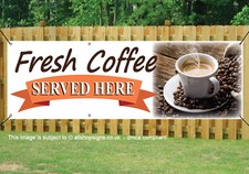 COFFEE SHOP FRESH HERE PVC