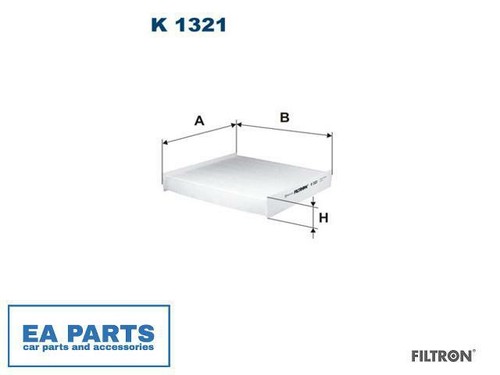 Filter interior air - interior, for