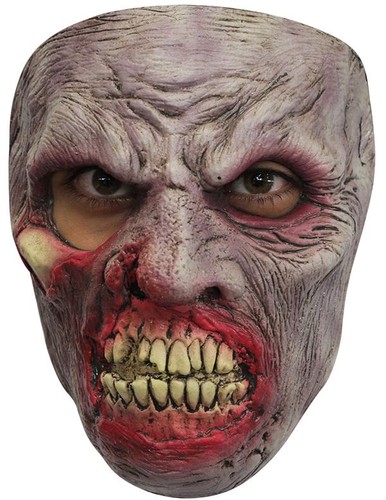 Zombie face mask - zombie,