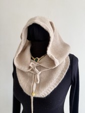 100% Cashmere Hooded Scarf