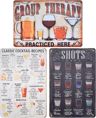 Pcs cocktail bar - 3, signs