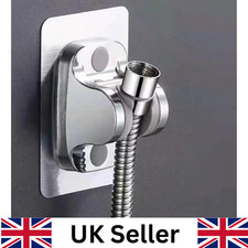 Universal Shower Head Holder Chrome Bathroom Bracket Home Wall Mount Adjustable