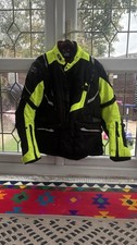 Spyke motorcycle jacket size XL (EU 44), hi-vis yellow/black, great condition