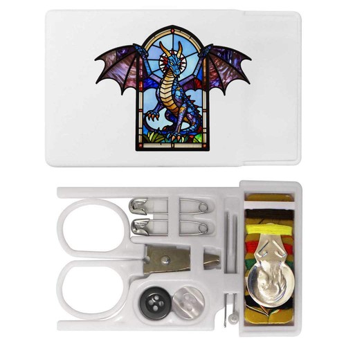 Stained glass dragon - glass, dragon'