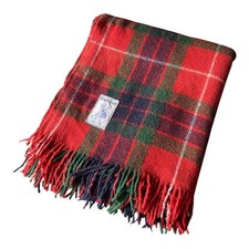 Royal Scot All Wool Blanket Picnic Lap Samuel Tweed & CO LTD Red Tartan Check