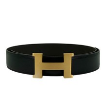 Hermès H Belt in Black &
