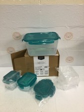 Amazon Basics Air-Locked Leak-Proof, Stackable & Airtight Fridge 6 pcs