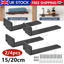 2/4x Floating Shelf Brackets