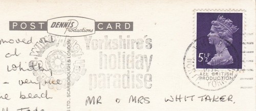 Postal history whitby slogan - history,