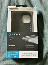 Speck Presidio Pro Protective Phone Case Apple iPhone 2019 Black Microban 5.8”