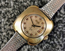 Seiko Automatic Watch UFO Hi Beat Two-Tone Stainless Steel Bracelet Vintage 1970