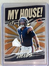 Justin Fields  Chicago Bears  Panini Donruss NFL 2021 MY HOUSE ROOKIE DIE-CUT SP