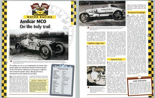 Amilcar mco motor racing - motor,