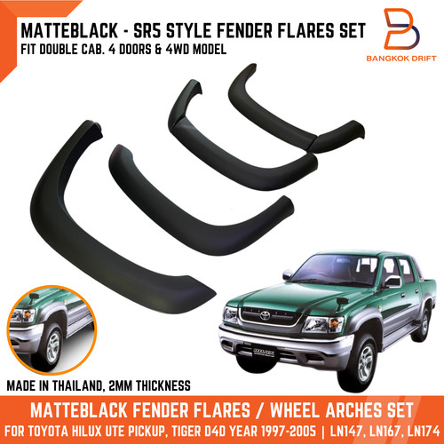 Matteblack sr5 fender flare - matteblack,