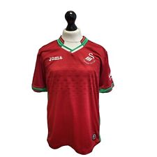 Joma Swansea City FC Football Shirt Red 3rd Kit Uk Boy's 10 Yrs ZZ355