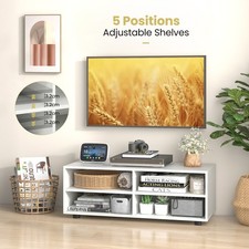 Wooden Media Console Table TV