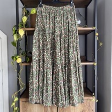 Zara Tiered Midi Skirt S - M