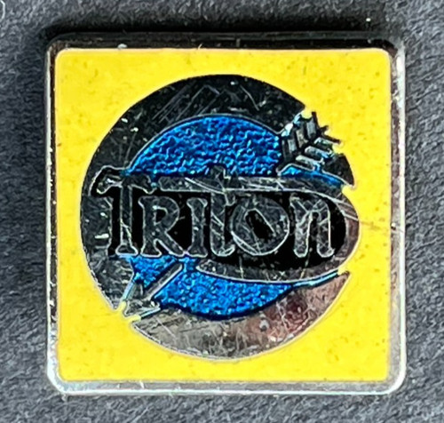 Motorcycle pin badge triton - badge,