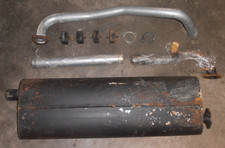 Austin Champ B40 engine. Exhaust system. 