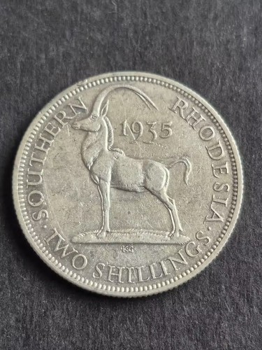 1935 southern rhodesia - 1935, silver