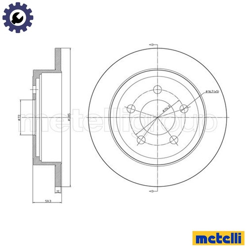 Brake disc 1017c - brake,