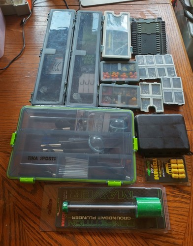 Tackle boxes with - bits, &