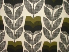 Orla Kiely Cotton Fabric Rose