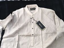 Designer Gul Ahmed Jacquard Golden Kurta Kameez Size Small Asian Eid Wear Khaadi