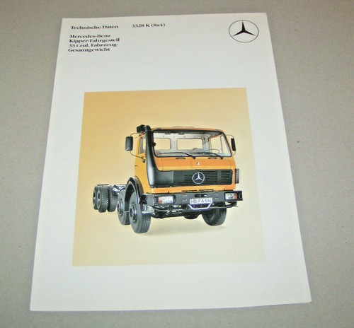 Brochure mercedes benz 3328 - brochure,